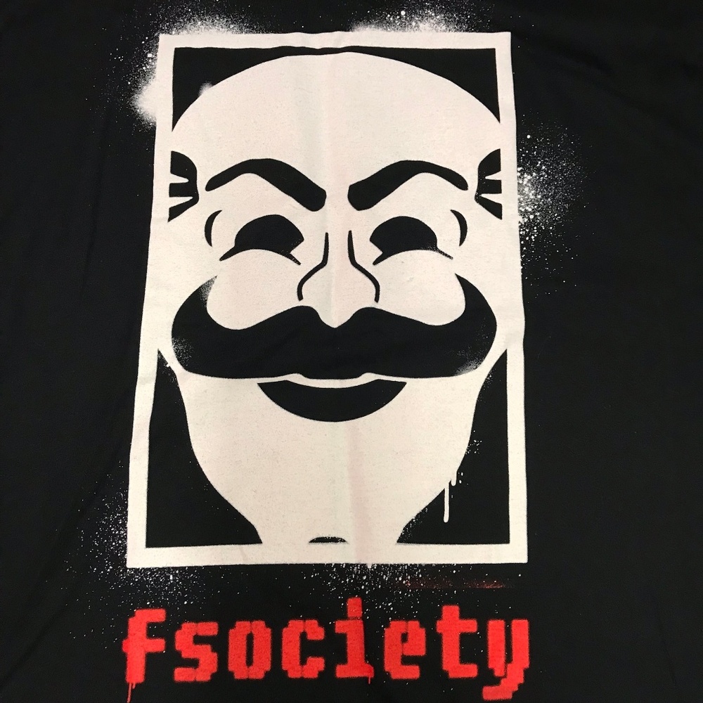 Mr. Robot FSociety LootCrate T-Shirt 2XL XXL